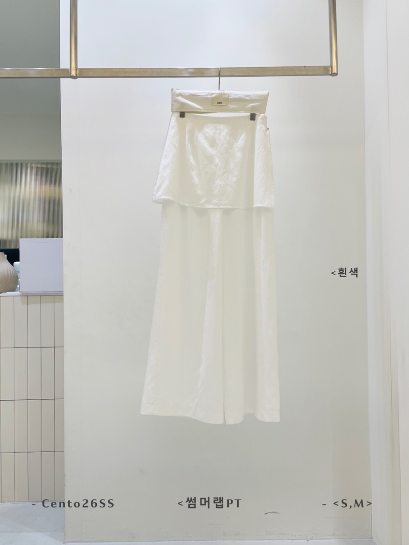 CENTO韓國直郵實拍女士新款推薦熱賣26春夏時尚休閑人氣裙褲CENTO裙褲圖色1