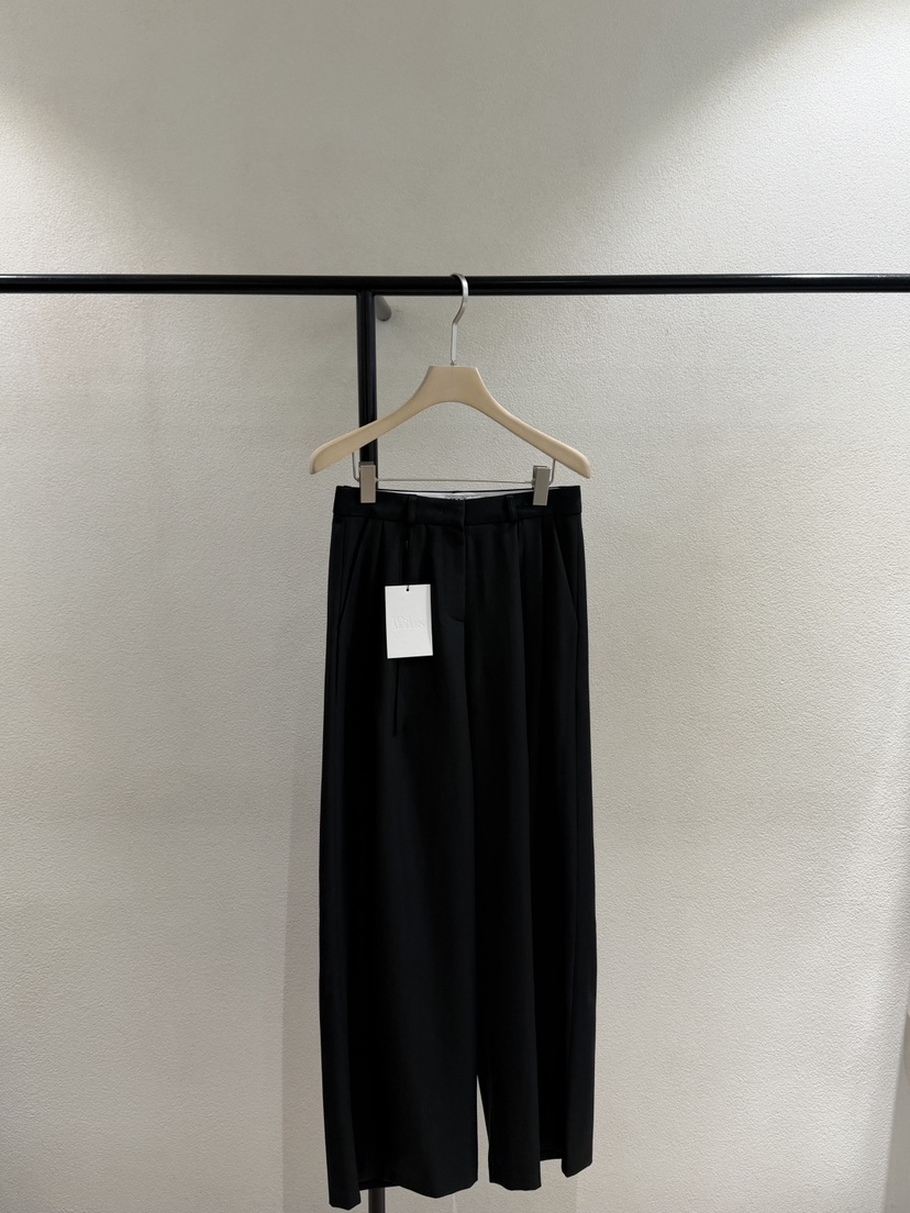 POSTMODERN韓國東大門直郵女士新款職業時尚人氣休閑休閑褲POSTMODERN休閑褲圖色1墨色