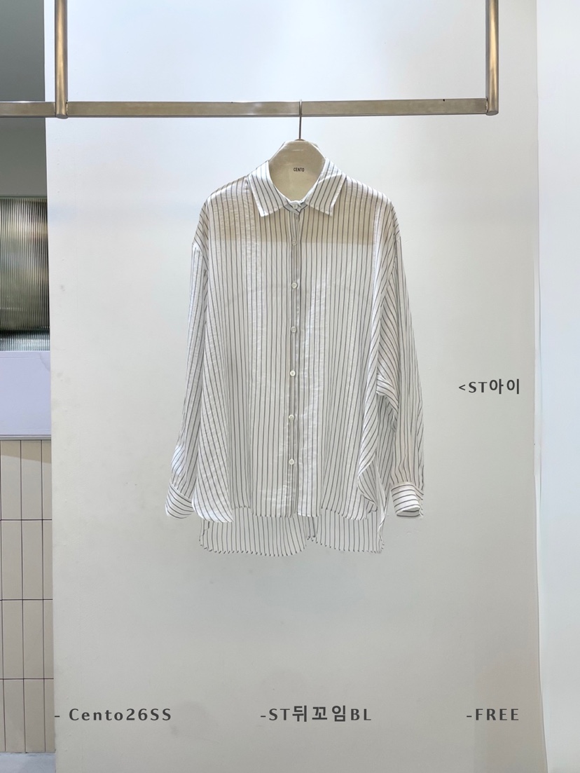 CENTO韓國東大門代購女裝新款時尚26春夏推薦職業襯衫蕾絲衫CENTO襯衫/蕾絲衫圖色1