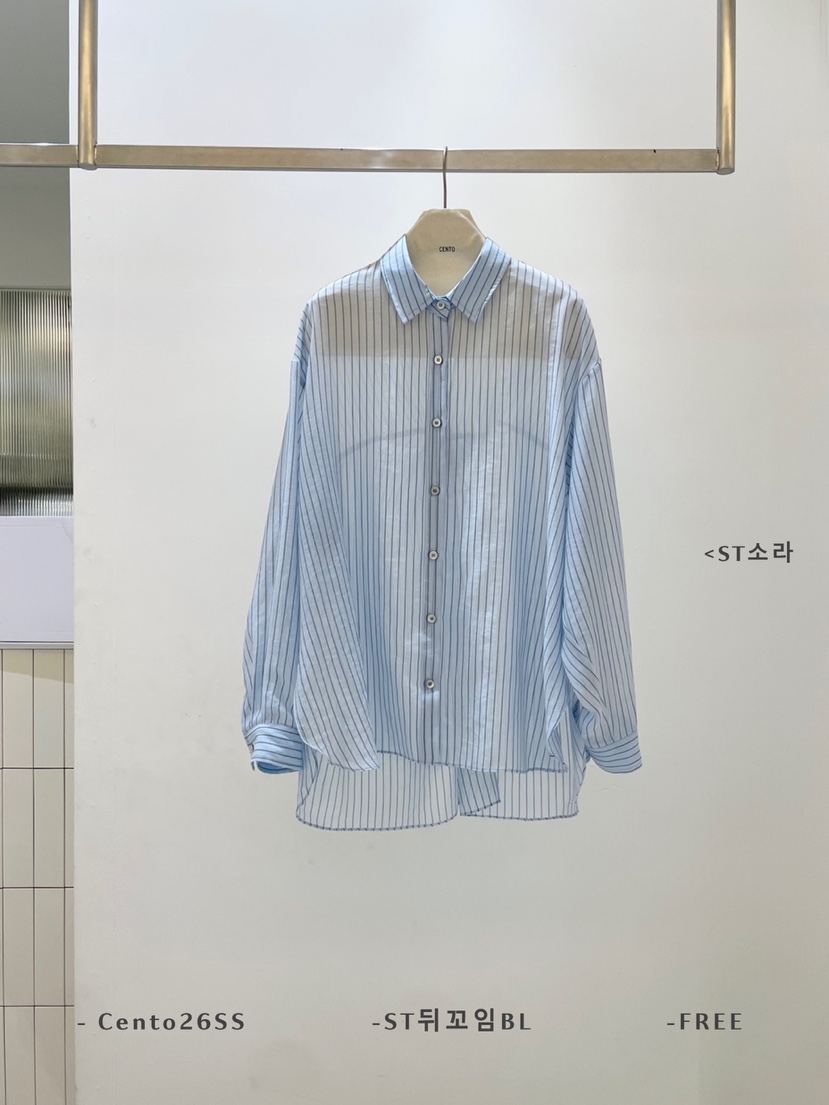 CENTO韓國東大門代購女裝新款時尚26春夏推薦職業襯衫蕾絲衫CENTO襯衫/蕾絲衫圖色3