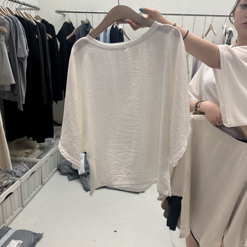 HUMMING BIRD韓國直郵實拍女士新款推薦職業26春夏T恤亞麻HUMMING BIRDT恤圖色3