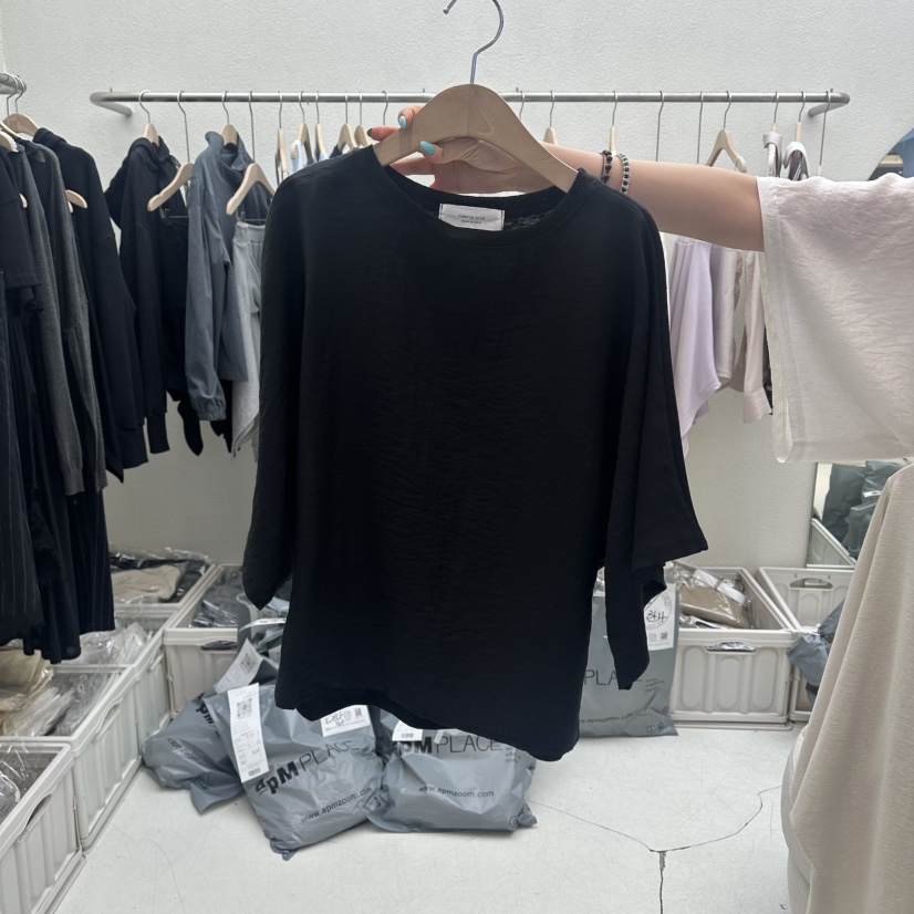 HUMMING BIRD韓國直郵實拍女士新款推薦職業26春夏T恤亞麻HUMMING BIRDT恤圖色5