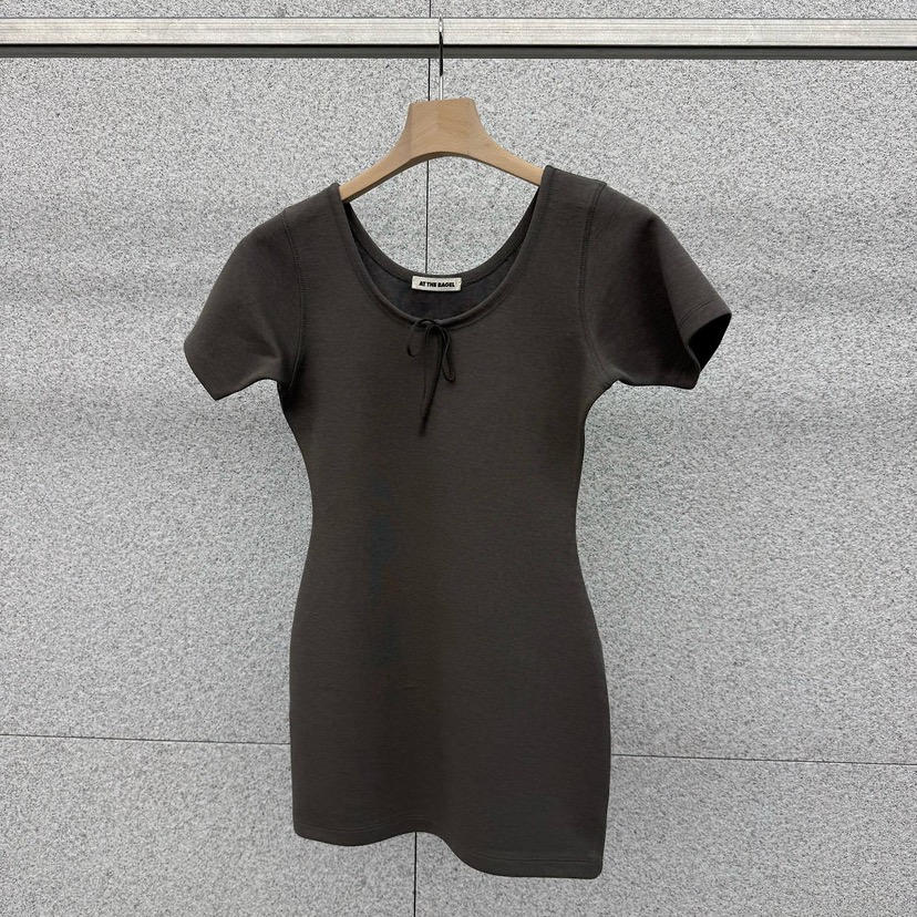 AT THE BAGEL韓國東大門代購女士新品時尚26春夏熱賣T恤AT THE BAGELT恤圖色4