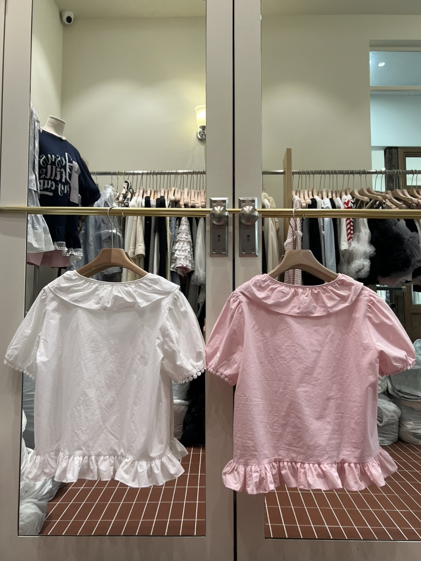 BE&amp;BE韓國直郵女裝新款職業時尚推薦26春夏襯衫蕾絲衫BE&be襯衫/蕾絲衫