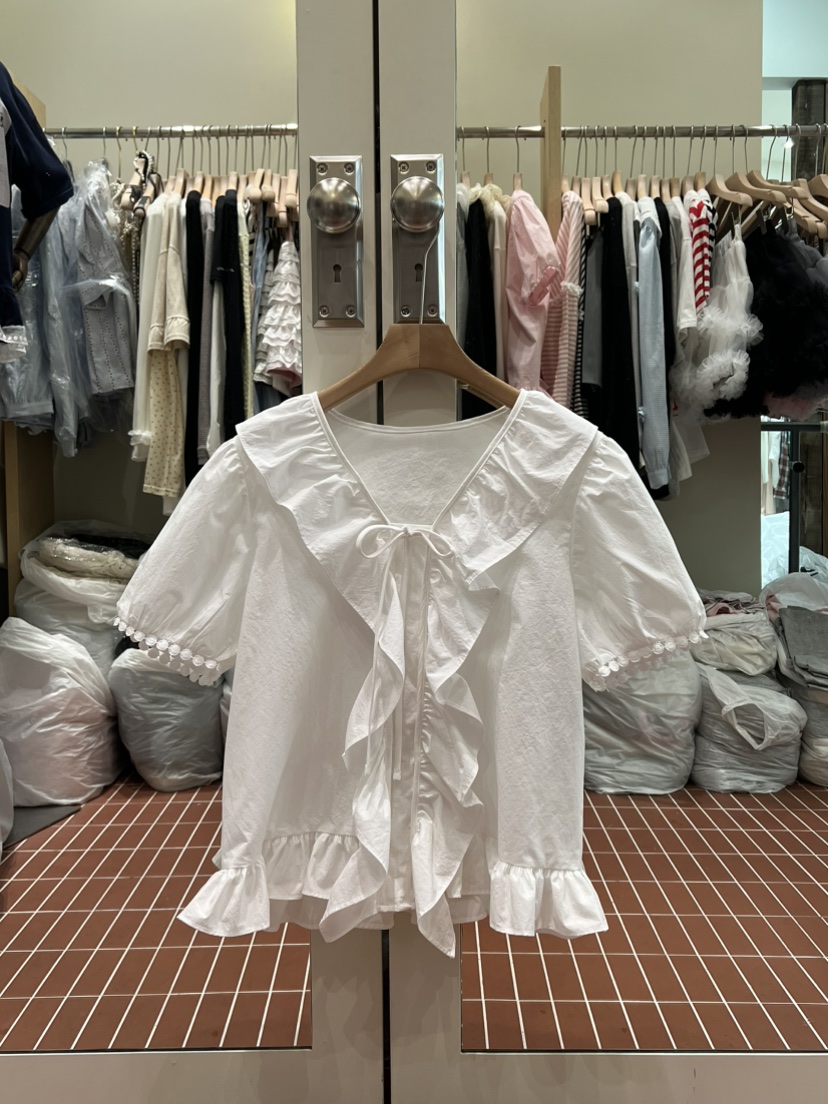 BE&amp;BE韓國直郵女裝新款職業時尚推薦26春夏襯衫蕾絲衫BE&be襯衫/蕾絲衫圖色1