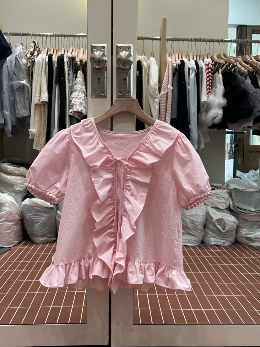 BE&amp;BE韓國直郵女裝新款職業時尚推薦26春夏襯衫蕾絲衫BE&be襯衫/蕾絲衫圖色2