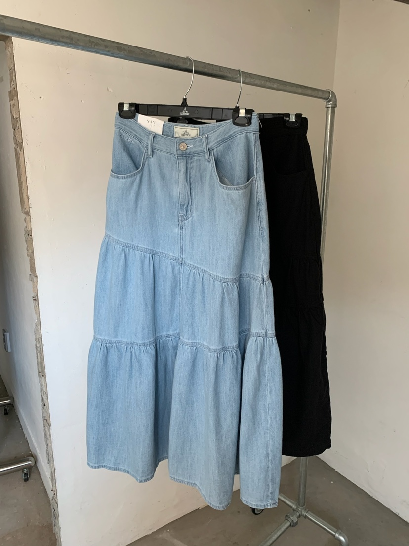 A Flan韓國東大門直郵女裝新款推薦熱賣26春夏人氣長裙棉質AFN/FLAN EDITION長裙