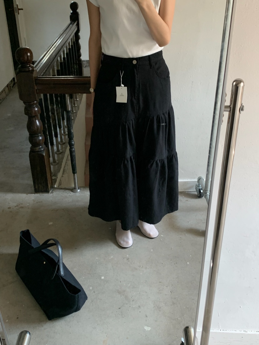 A Flan韓國東大門直郵女裝新款推薦熱賣26春夏人氣長裙棉質AFN/FLAN EDITION長裙