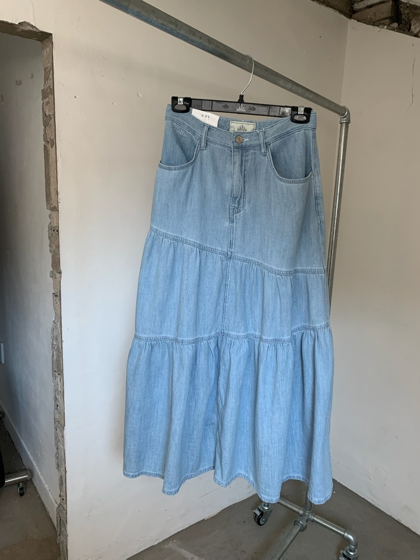 A Flan韓國東大門直郵女裝新款推薦熱賣26春夏人氣長裙棉質AFN/FLAN EDITION長裙圖色1