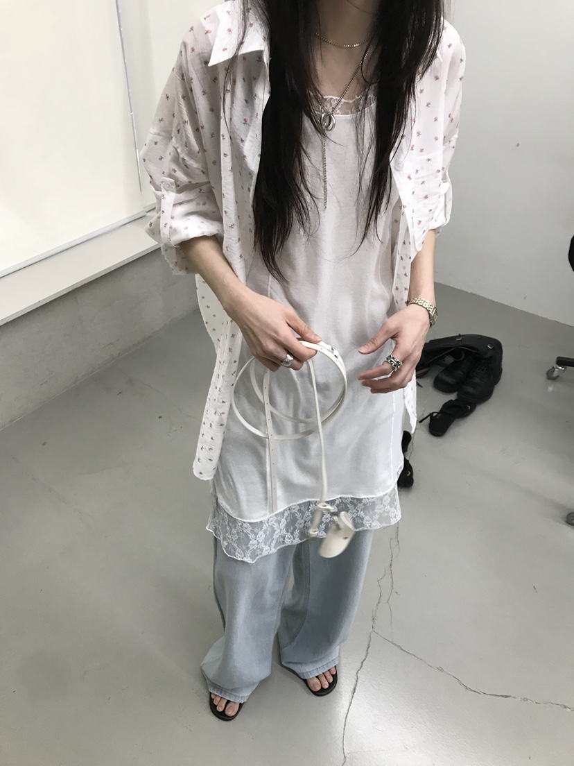 MINIMUZE韓國代購女士新款休閑時尚熱賣推薦職業襯衫蕾絲衫MINIMUZE襯衫/蕾絲衫