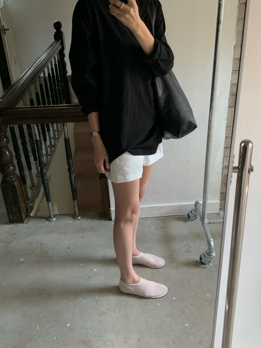 A Flan韓國直郵女士新品職業時尚休閑推薦26春夏長袖T恤AFN/FLAN EDITION長袖T恤