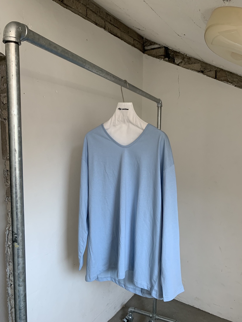 A Flan韓國直郵女士新品職業時尚休閑推薦26春夏長袖T恤AFN/FLAN EDITION長袖T恤圖色2