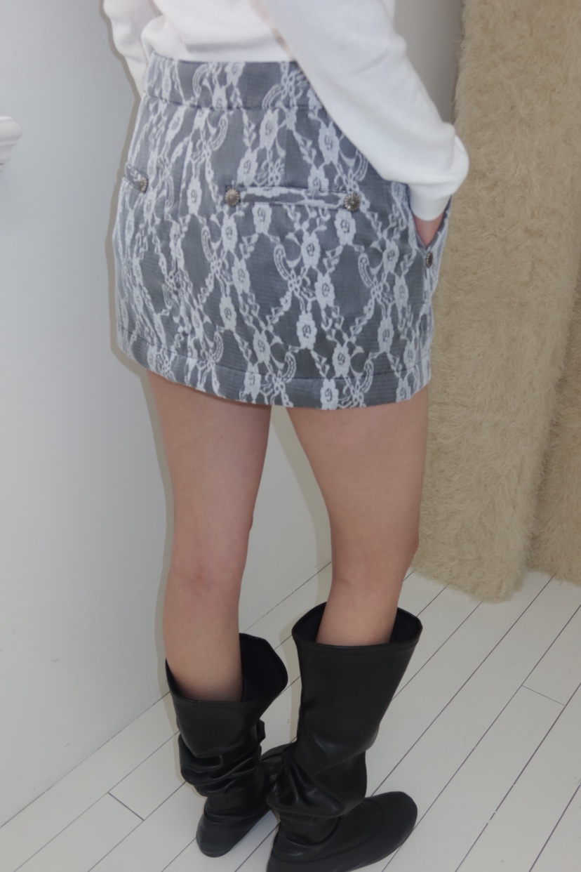 FIFO/UNANSWERED-MYSTERY韓國東大門直郵女士新品26春夏短裙FIFO/UNANSWERED-MYSTERY短裙