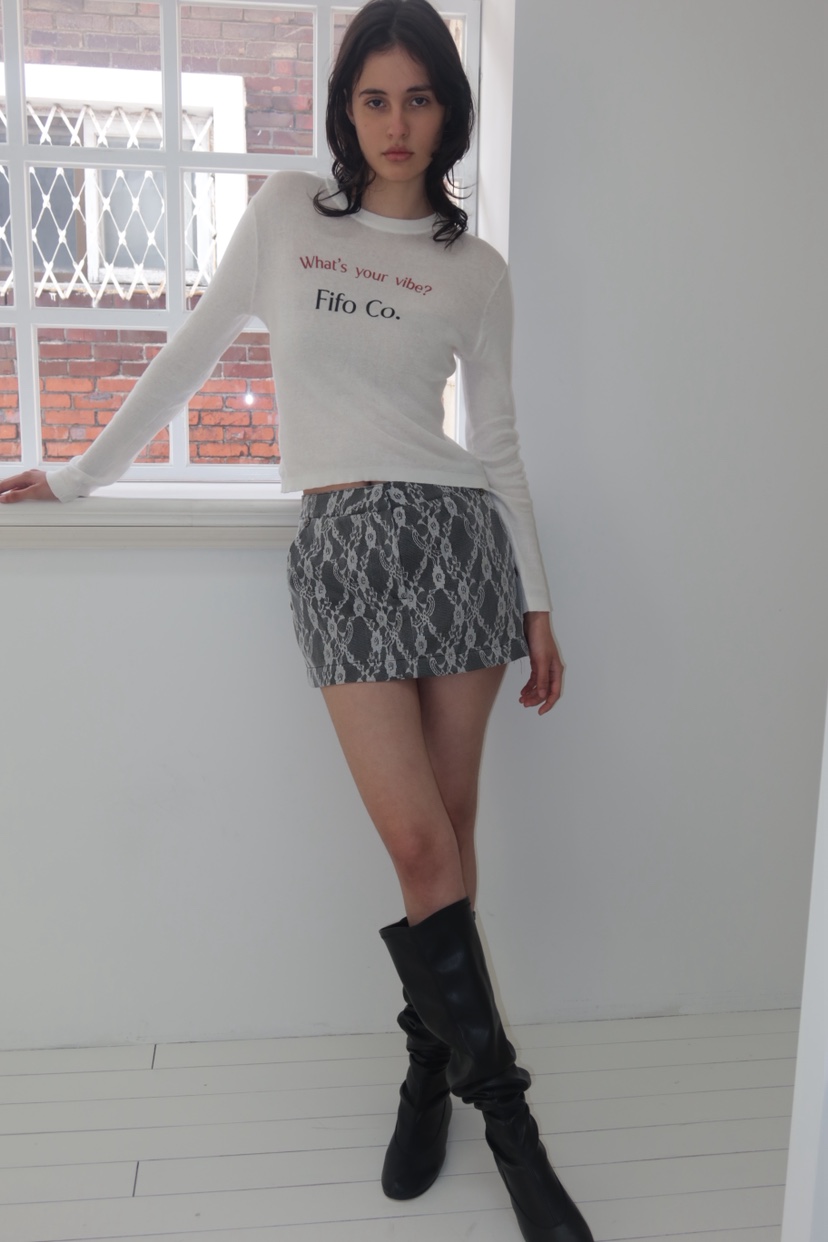 FIFO/UNANSWERED-MYSTERY韓國東大門直郵女士新品26春夏短裙FIFO/UNANSWERED-MYSTERY短裙