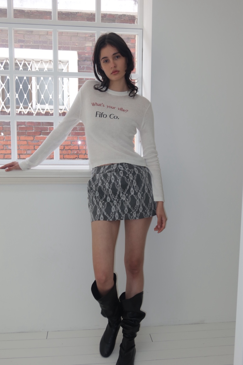 FIFO/UNANSWERED-MYSTERY韓國東大門直郵女士新品26春夏短裙FIFO/UNANSWERED-MYSTERY短裙