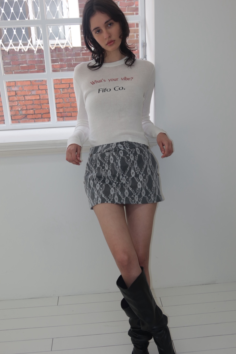 FIFO/UNANSWERED-MYSTERY韓國東大門直郵女士新品26春夏短裙FIFO/UNANSWERED-MYSTERY短裙圖色1