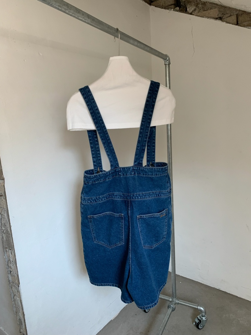 A Flan韓國東大門直郵女士新款時尚休閑推薦26春夏背帶褲AFN/FLAN EDITION背帶褲