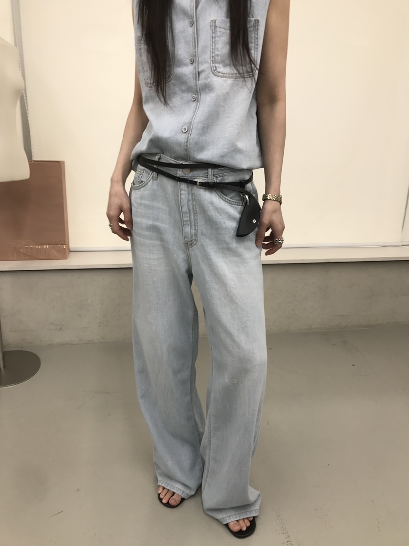 MINIMUZE韓國代購女士新品熱賣26春夏推薦休閑時尚牛仔褲MINIMUZE牛仔褲