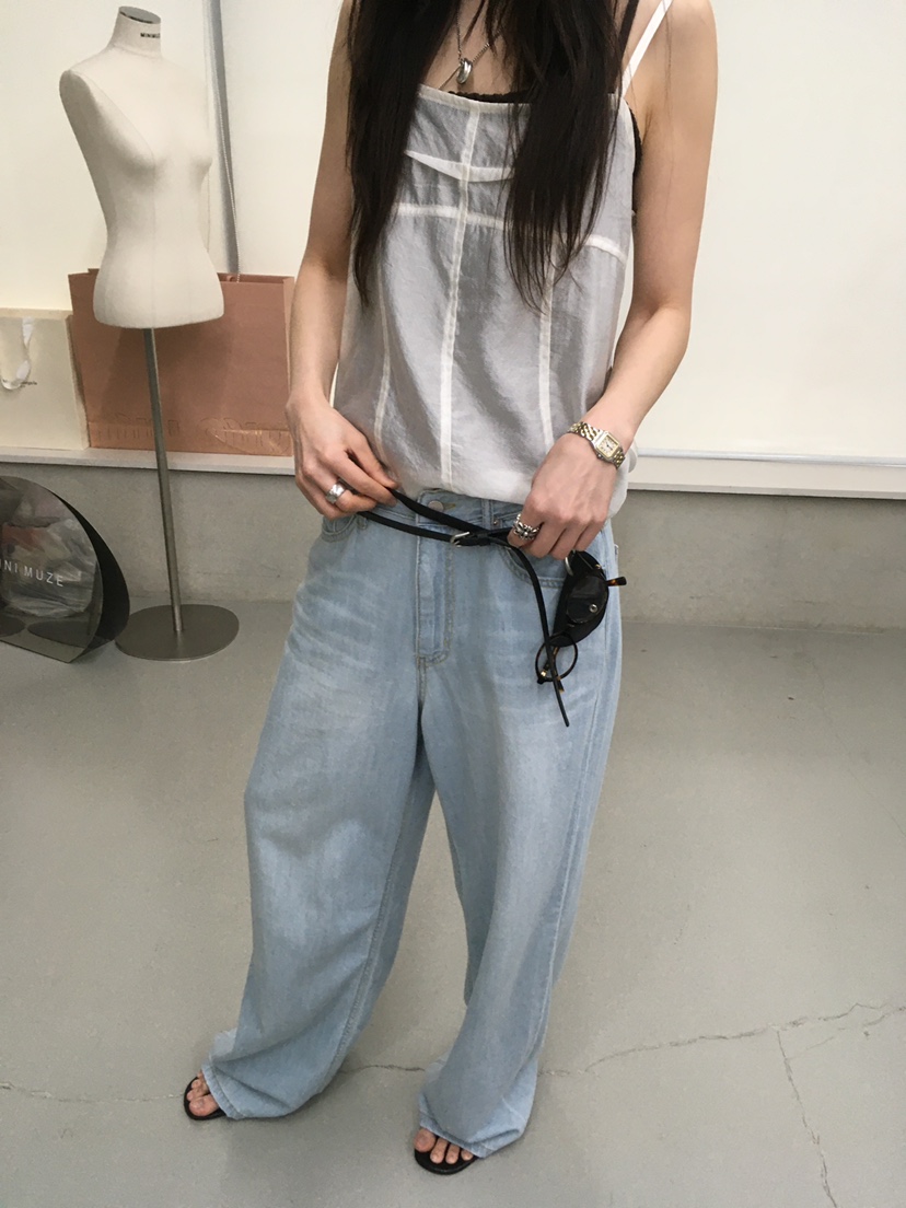 MINIMUZE韓國代購女士新品熱賣26春夏推薦休閑時尚牛仔褲MINIMUZE牛仔褲