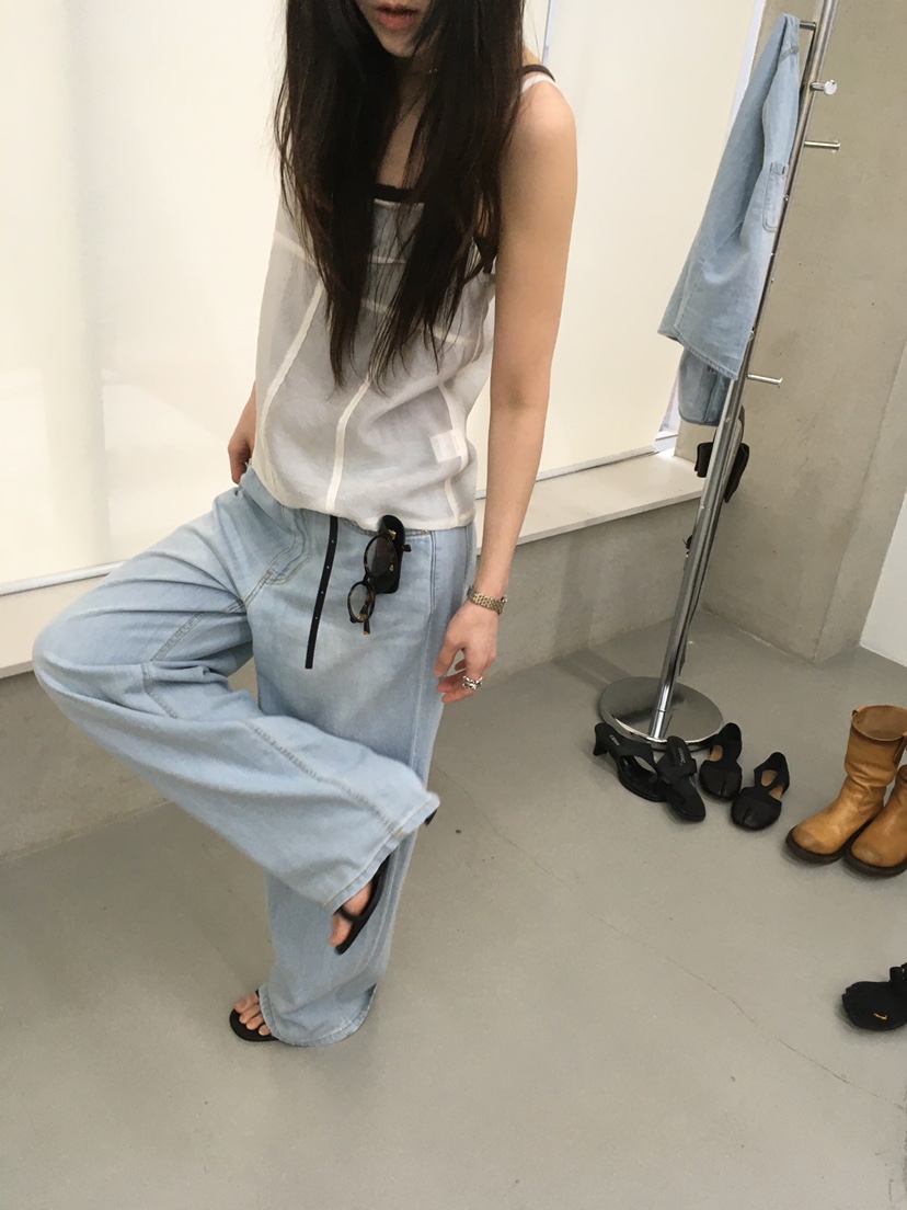 MINIMUZE韓國代購女士新品熱賣26春夏推薦休閑時尚牛仔褲MINIMUZE牛仔褲