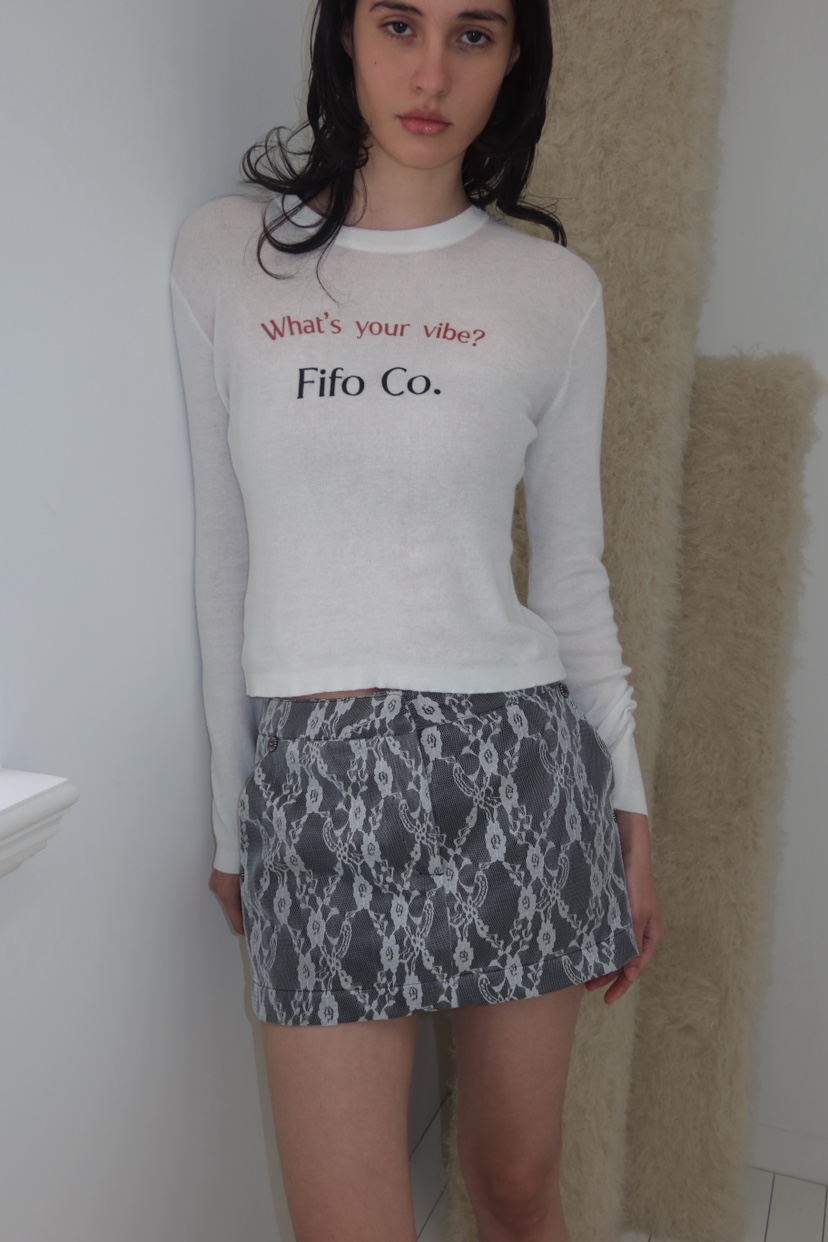 FIFO/UNANSWERED-MYSTERY韓國直郵實拍女士新款熱賣長袖T恤FIFO/UNANSWERED-MYSTERY長袖T恤圖色2