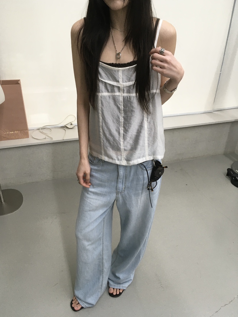 MINIMUZE韓國東大門代購女士新品休閑時尚推薦人氣吊帶背心MINIMUZE吊帶/背心