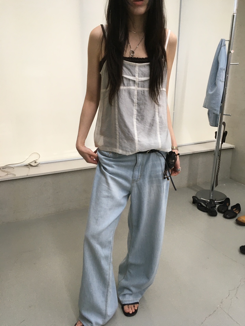 MINIMUZE韓國東大門代購女士新品休閑時尚推薦人氣吊帶背心MINIMUZE吊帶/背心