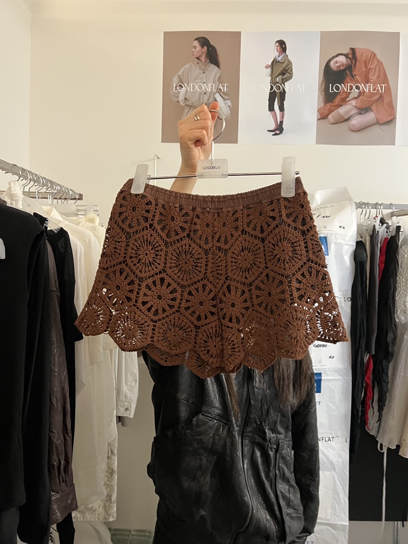 LONDON FLAT韓國直郵實拍女士新款人氣休閑熱賣短褲蕾絲LONDON FLAT短褲圖色2