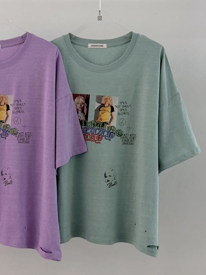 MORAN/MOSCO/SUGAR CASE韓國直郵實拍女士新款熱賣T恤MORAN/MOSCO/SUGAR CASET恤