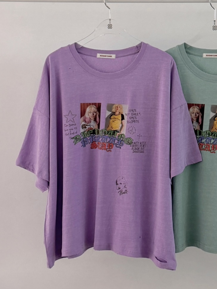 MORAN/MOSCO/SUGAR CASE韓國直郵實拍女士新款熱賣T恤MORAN/MOSCO/SUGAR CASET恤圖色1