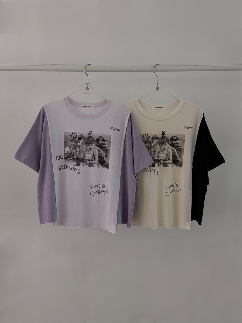 MORAN/MOSCO/SUGAR CASE韓國東大門直郵女裝新款職業T恤MORAN/MOSCO/SUGAR CASET恤圖色2左二色