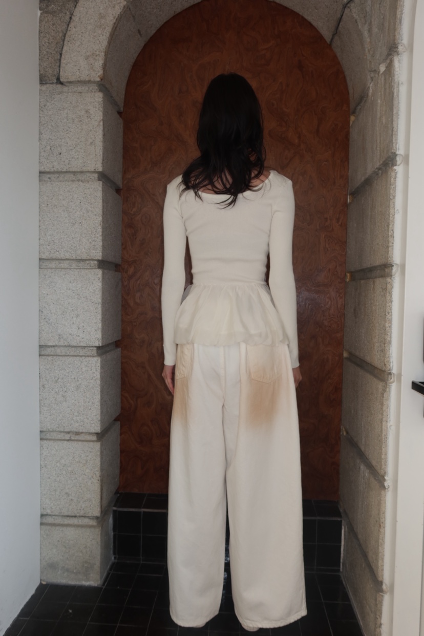 FIFO/UNANSWERED-MYSTERY韓國代購女裝新品熱賣休閑牛仔褲FIFO/UNANSWERED-MYSTERY牛仔褲