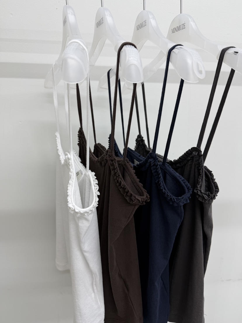 MINIMUZE韓國代購女裝新款26春夏推薦熱賣休閑職業吊帶背心MINIMUZE吊帶/背心