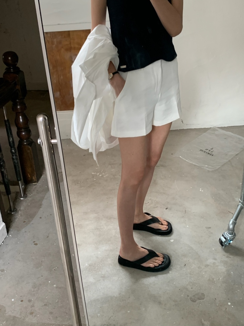 A Flan韓國東大門代購女士新款熱賣人氣26春夏職業休閑短褲AFN/FLAN EDITION短褲