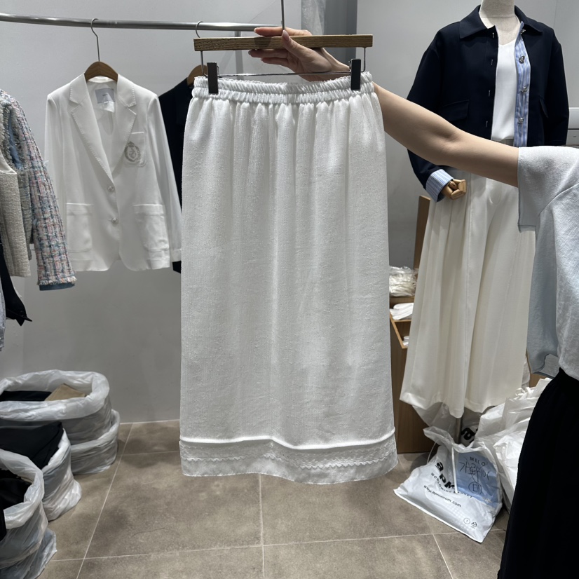 ENVY韓國直郵女士新款休閑26春夏職業人氣時尚熱賣推薦長裙ENVY長裙圖色1