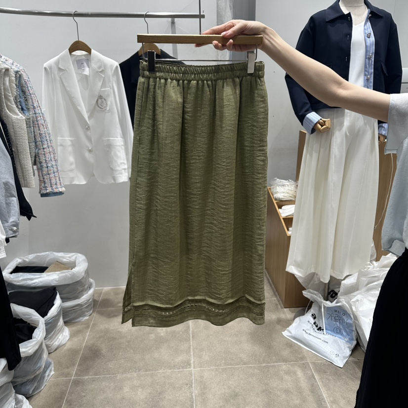 ENVY韓國直郵女士新款休閑26春夏職業人氣時尚熱賣推薦長裙ENVY長裙圖色2