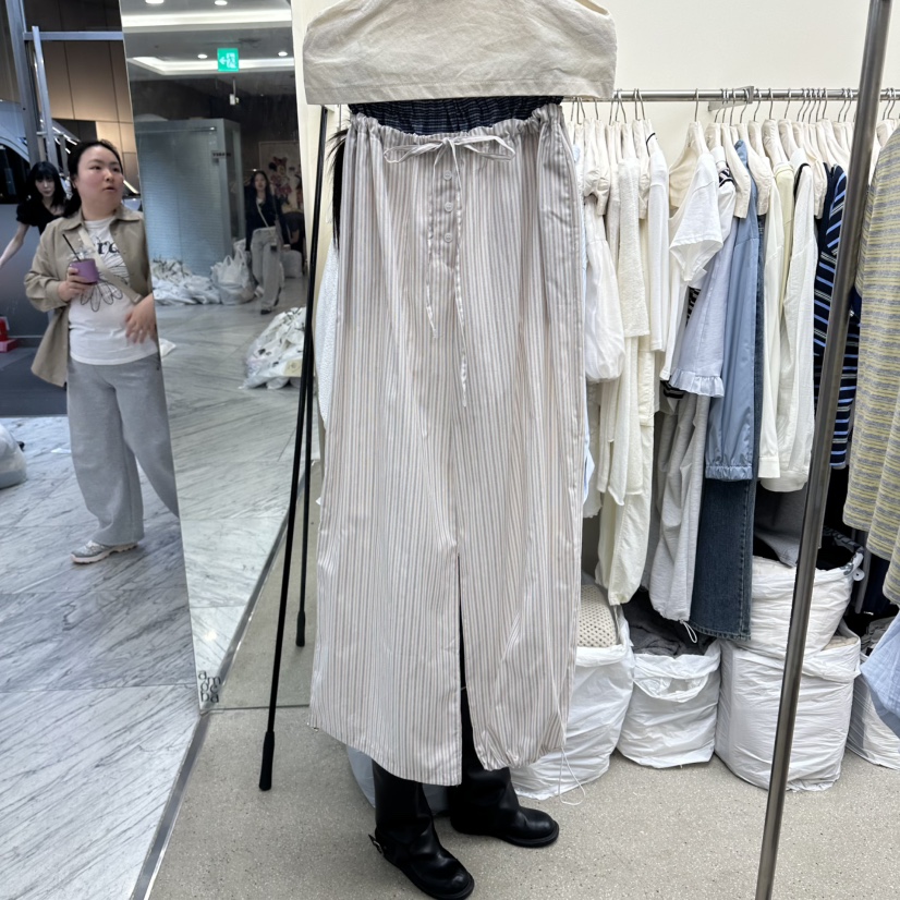 AMOEBA韓國代購女裝新品時尚職業人氣推薦休閑休閑褲疊穿AMOEBA休閑褲圖色1