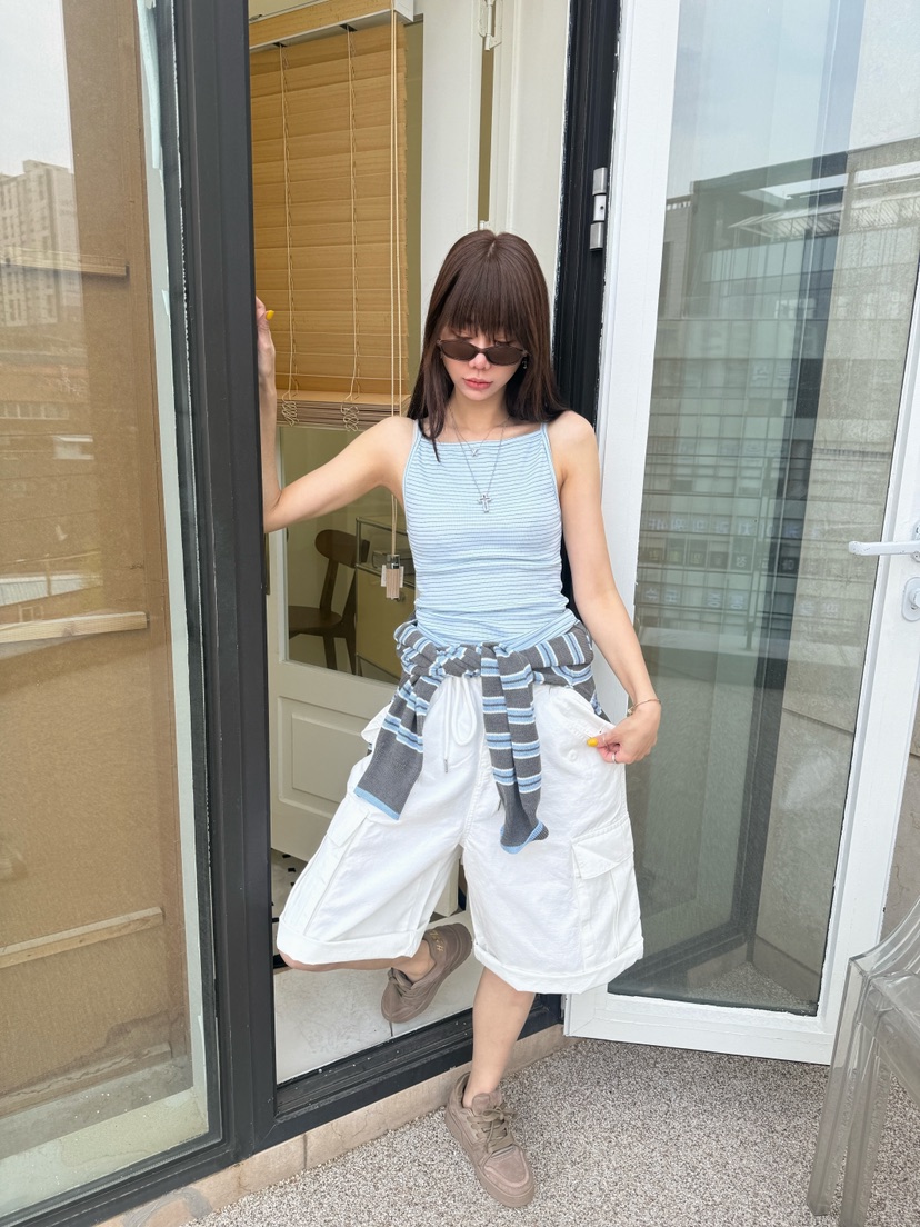 LUMIPLE韓國直郵實拍女士新品時尚人氣休閑職業推薦熱賣短褲LUMIPLE短褲