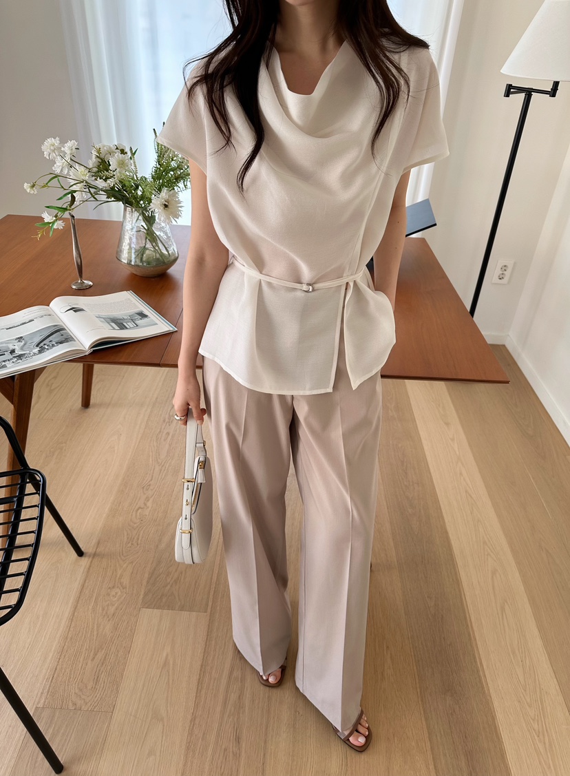 2ND GATE韓國代購女裝新款26春夏人氣職業推薦休閑休閑褲2ND GATE休閑褲