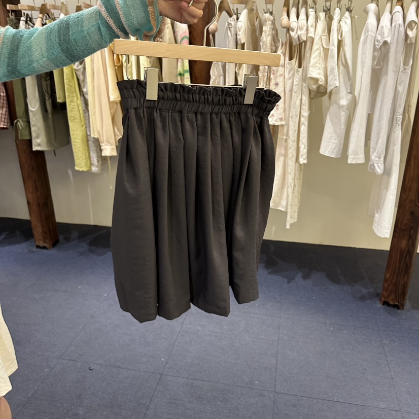 FURE韓國東大門直郵女裝新款推薦時尚26春夏短裙刺繡柔軟FURE短裙