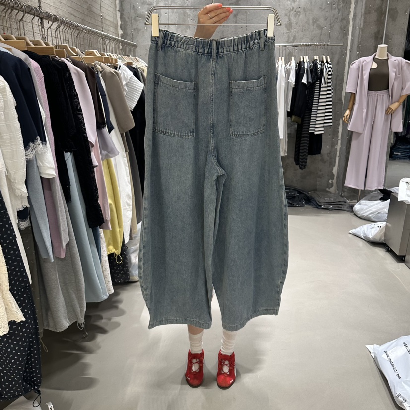 JUNI韓國代購女士新款人氣26春夏職業推薦休閑時尚牛仔褲my juni牛仔褲