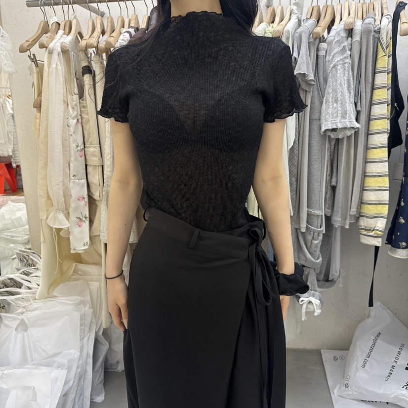 FOUNDATION韓國直郵女士新品時尚26春夏熱賣休閑人氣職業T恤FOUNDATIONT恤圖色3