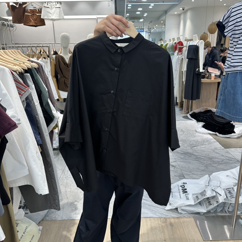 REVE-L韓國東大門直郵女士新款時尚職業休閑推薦襯衫蕾絲衫REVE-L襯衫/蕾絲衫圖色3