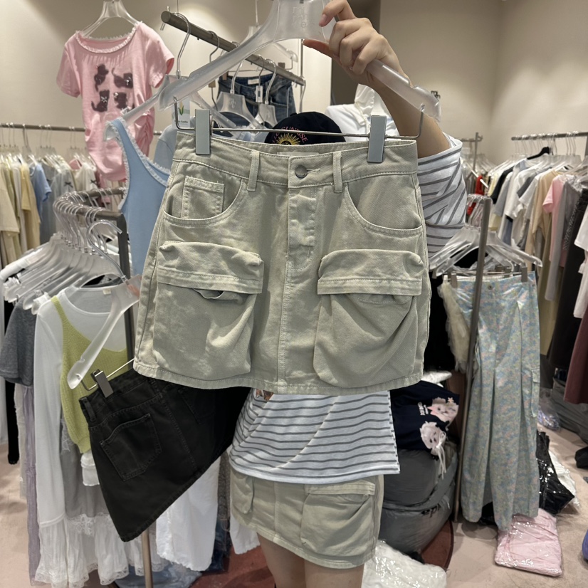 MIMME/LOOKK韓國東大門直郵女士新款26春夏人氣職業裙褲MIMME/LOOKK裙褲圖色1