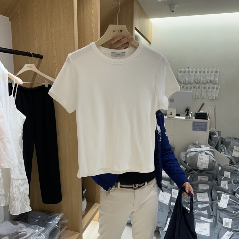 MILLIF韓國東大門代購女裝新款休閑推薦熱賣人氣時尚26春夏T恤MILLIFT恤圖色2