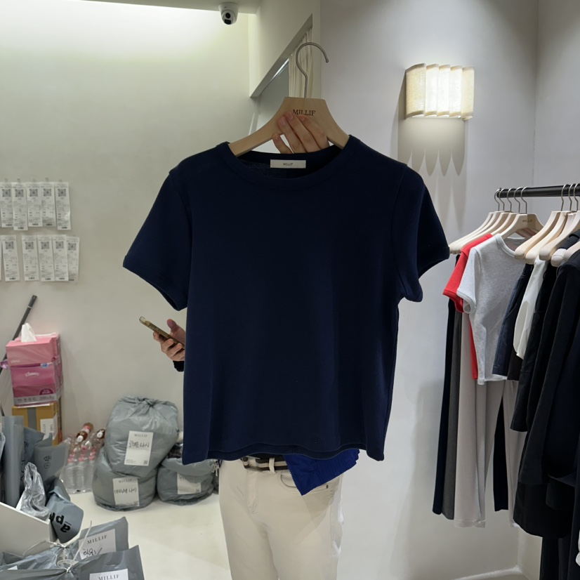 MILLIF韓國東大門代購女裝新款休閑推薦熱賣人氣時尚26春夏T恤MILLIFT恤圖色4