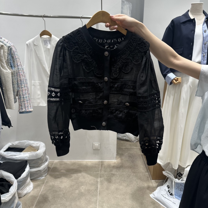 ENVY韓國東大門直郵女士新款休閑時尚職業26春夏襯衫蕾絲衫ENVY襯衫/蕾絲衫圖色2