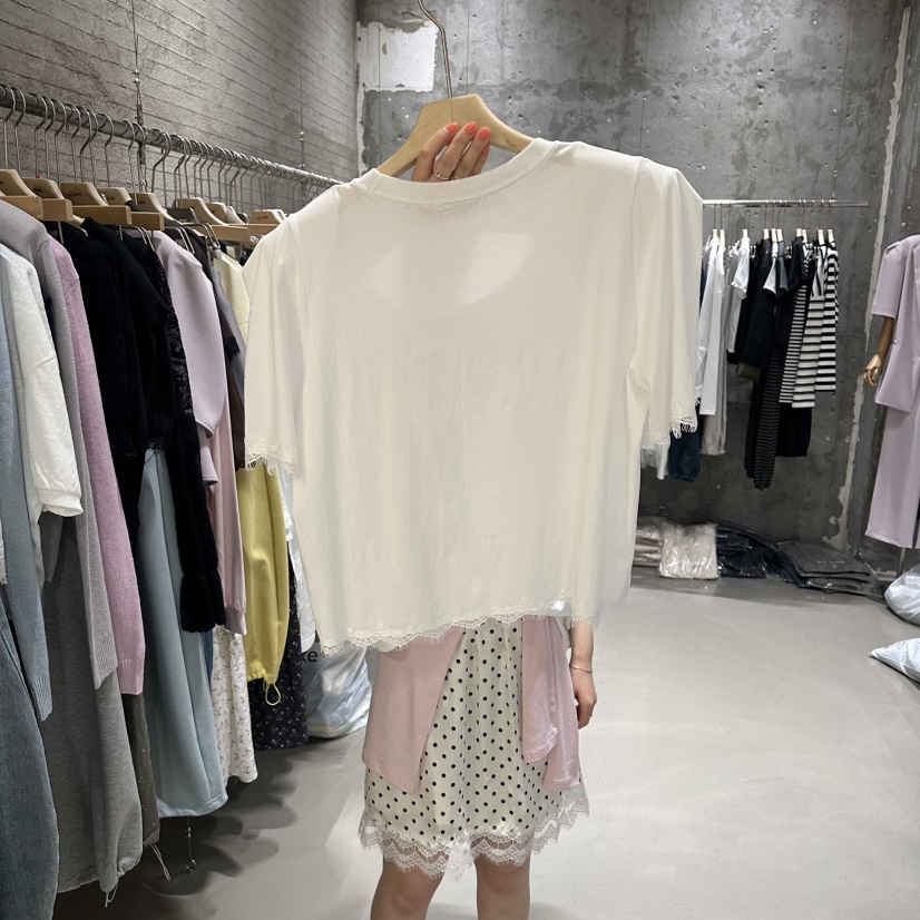 JUNI韓國代購女裝新品職業休閑熱賣時尚人氣26春夏推薦T恤my juniT恤