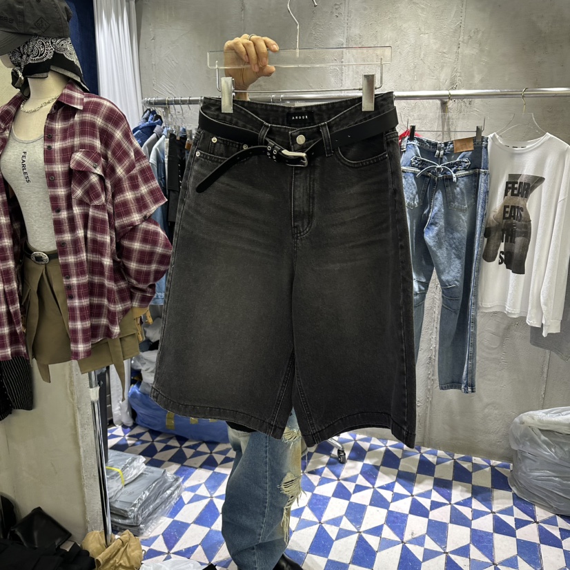 AMOUR韓國東大門代購女裝新品休閑熱賣時尚推薦短褲不含腰帶AMOUR短褲圖色2