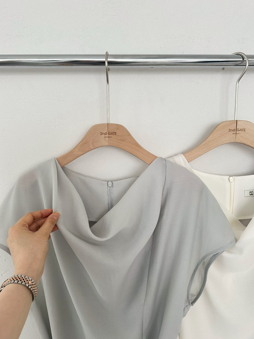 2ND GATE韓國東大門直郵女士新品人氣休閑襯衫蕾絲衫含腰帶2ND GATE襯衫/蕾絲衫